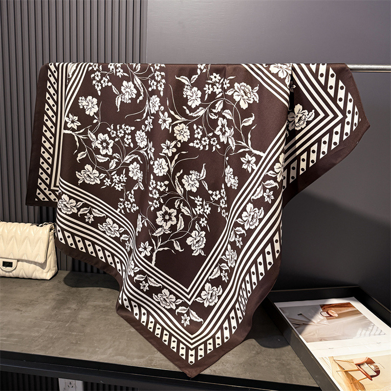 1pcs 90*90cm Floral Printed La - Bandana Cotton reseña y precio