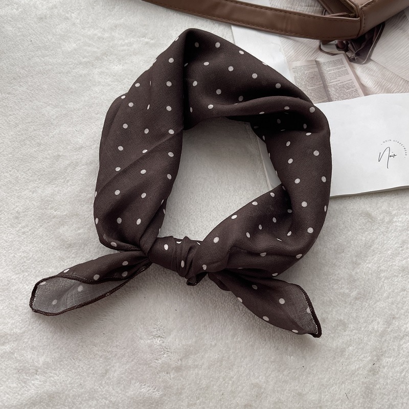 Lady Hair Dot Scarf Female Cot - Bandana Cotton reseña y precio