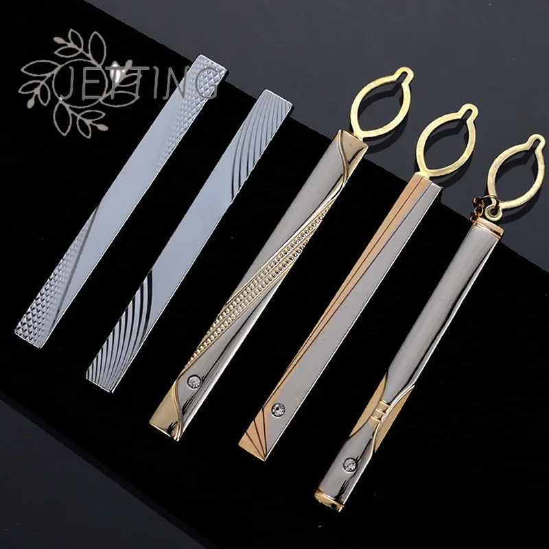 Hot Metal Simple Necktie Buckl - Tie Clip Silver reseña y precio