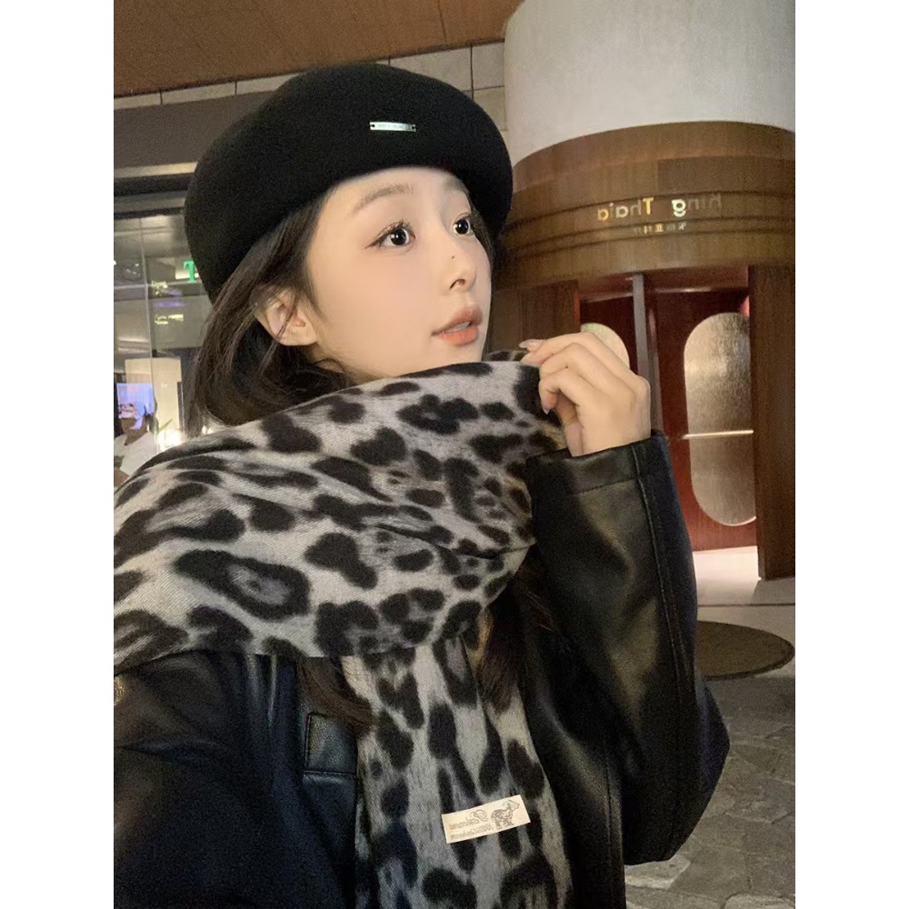 190*70CM Design Leopard Scarf  - Woven Scarf Blanket reseña y precio