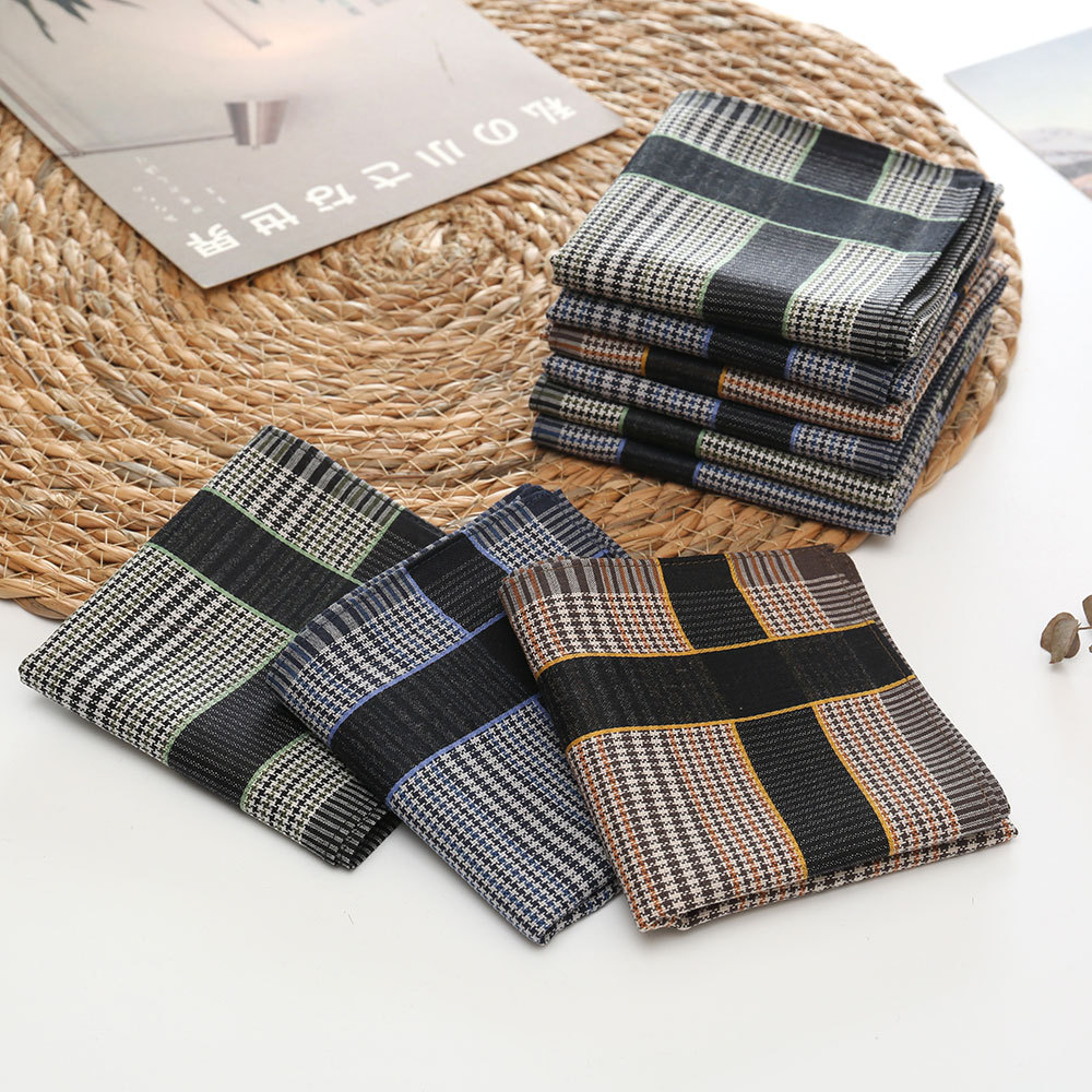 3/6/12 Pcs Men's Pure Cotton H - Handkerchief Cotton Men reseña y precio