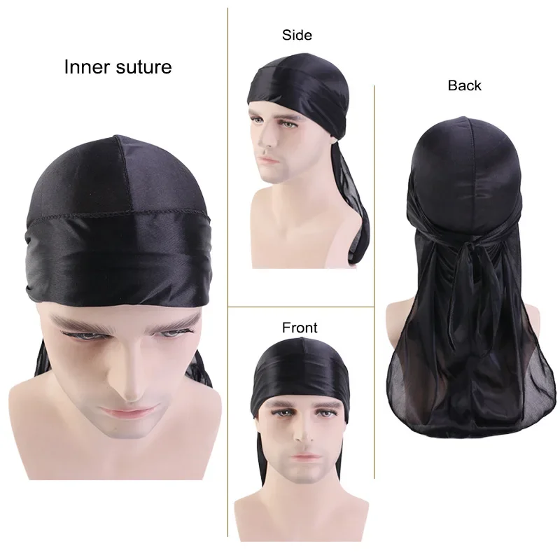 Fashion Long Tail Adult Satin  - Bandana Doo Rag reseña y precio