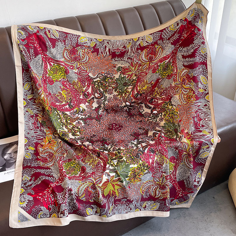 90*90cm Square Scarf Twill Cot - Bandana Cotton reseña y precio