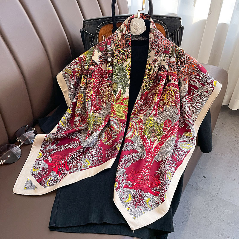 90*90cm Square Scarf Twill Cot - Bandana Cotton reseña y precio