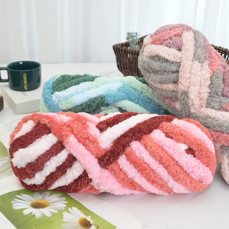 Cat Tail Yarn, Extra Thick Ice - Woven Scarf Blanket reseña y precio