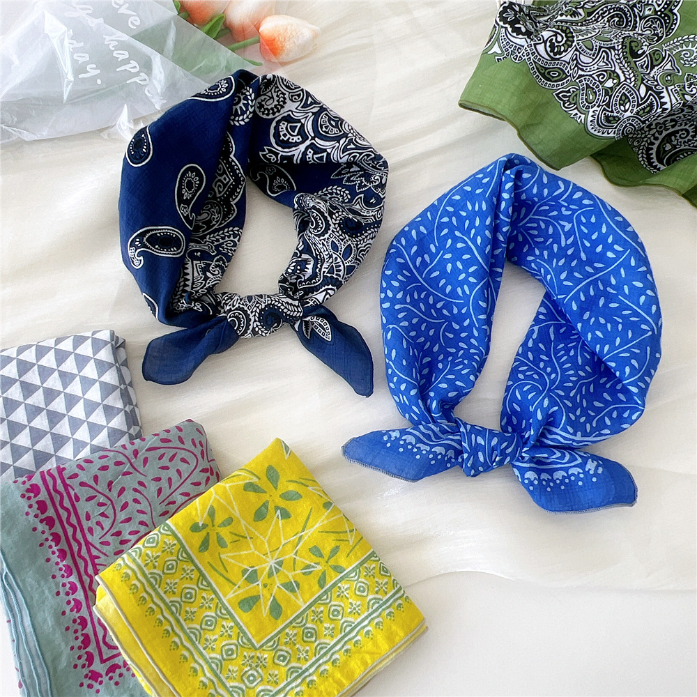 Luxury Floral Print Cotton Lin - Bandana Cotton reseña y precio