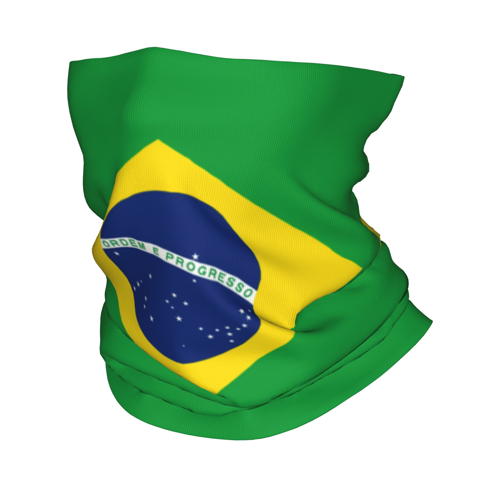 Custom Brazil Flag Bandana Nec - Neck Warmer Tube reseña y precio