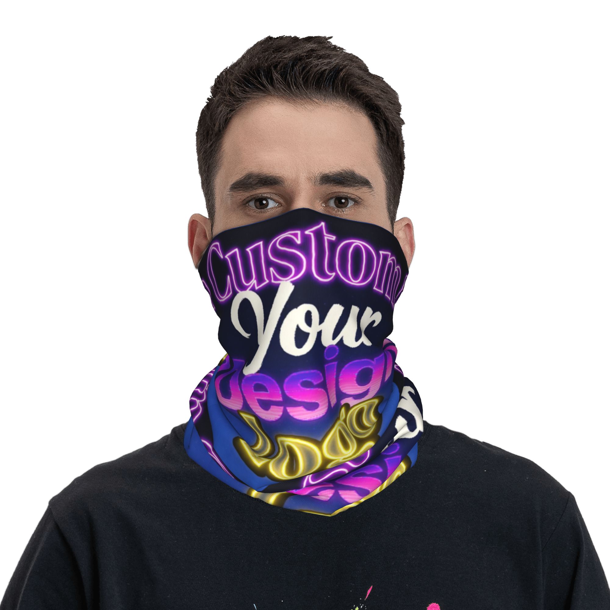 Custom Custom Your Design Logo - Neck Warmer Tube reseña y precio