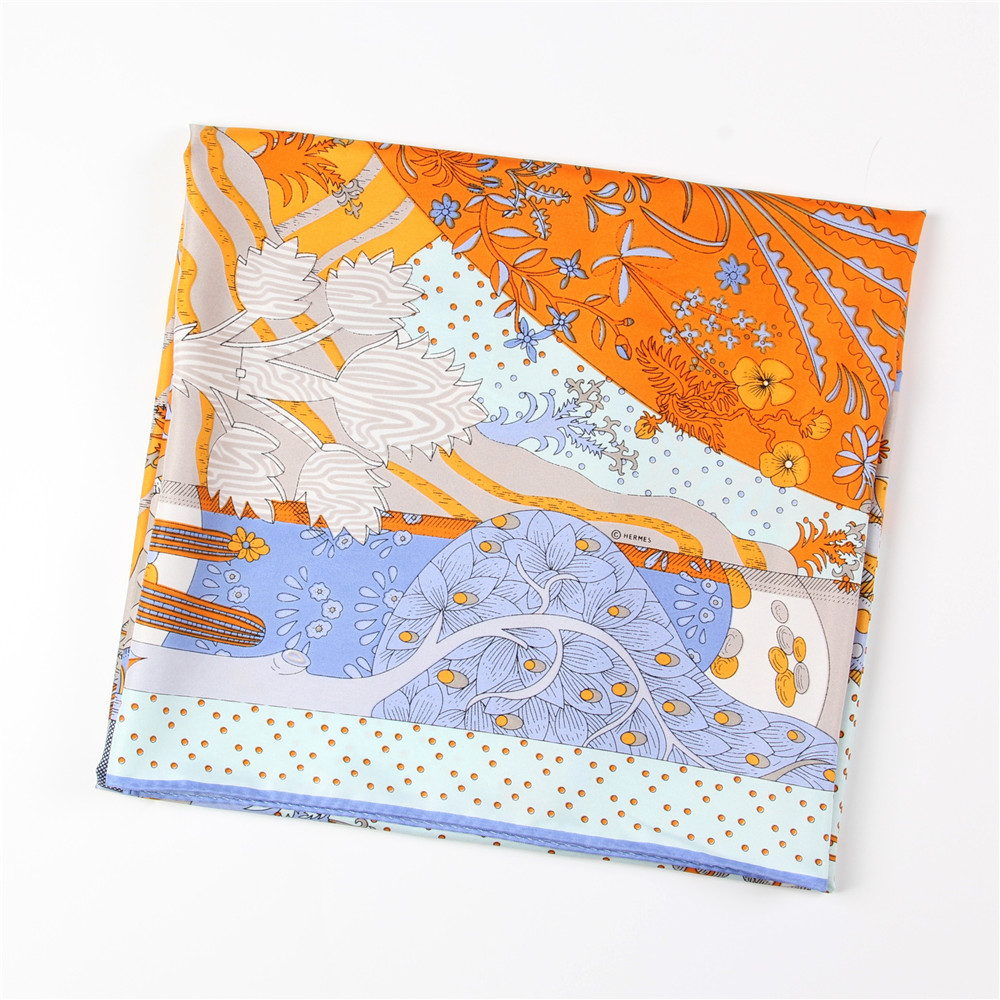 Manual Hand Rolled Twill Silk  - Scarf Silk Square reseña y precio