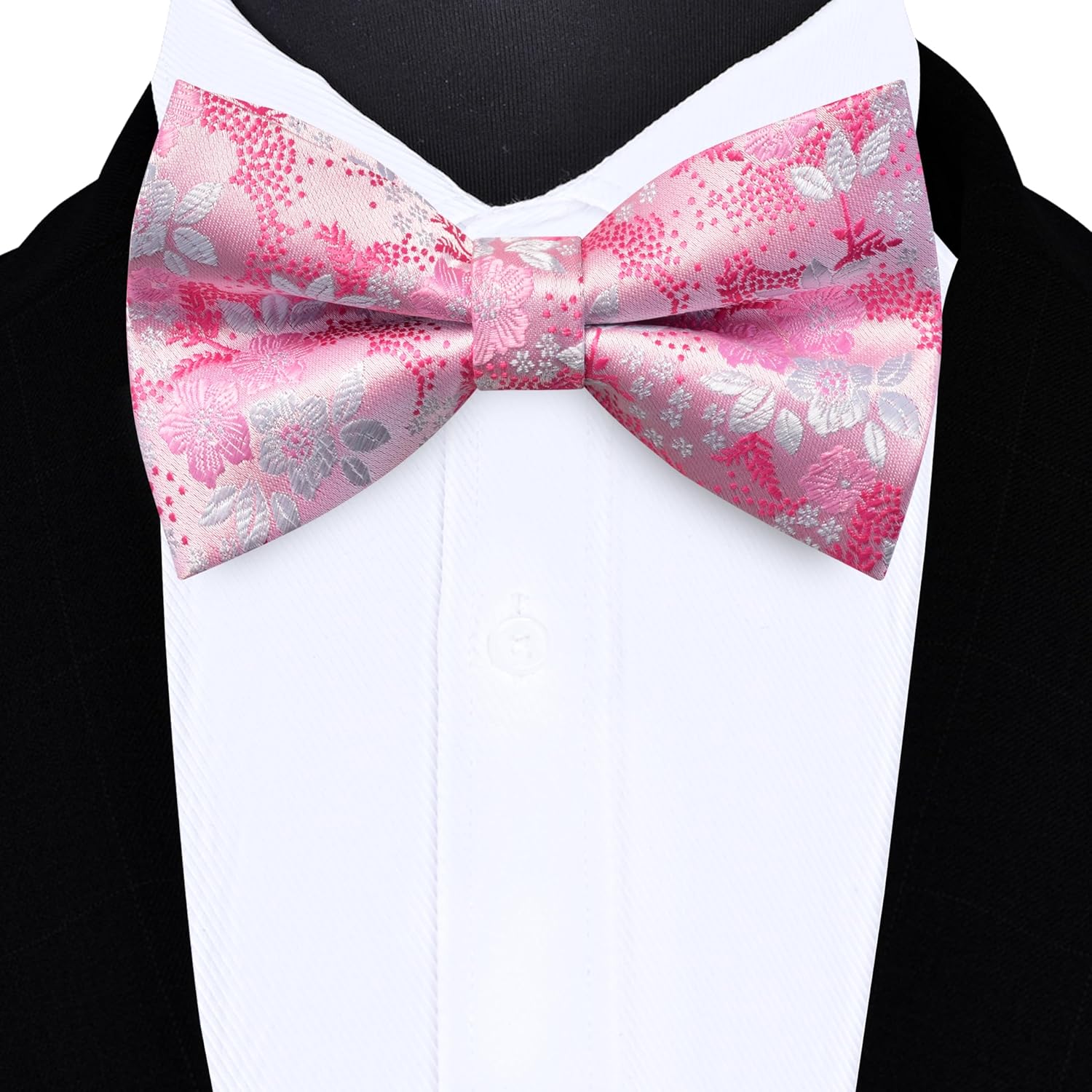 Floral Bow Tie & Handkerchief  - Pocket Square Set reseña y precio