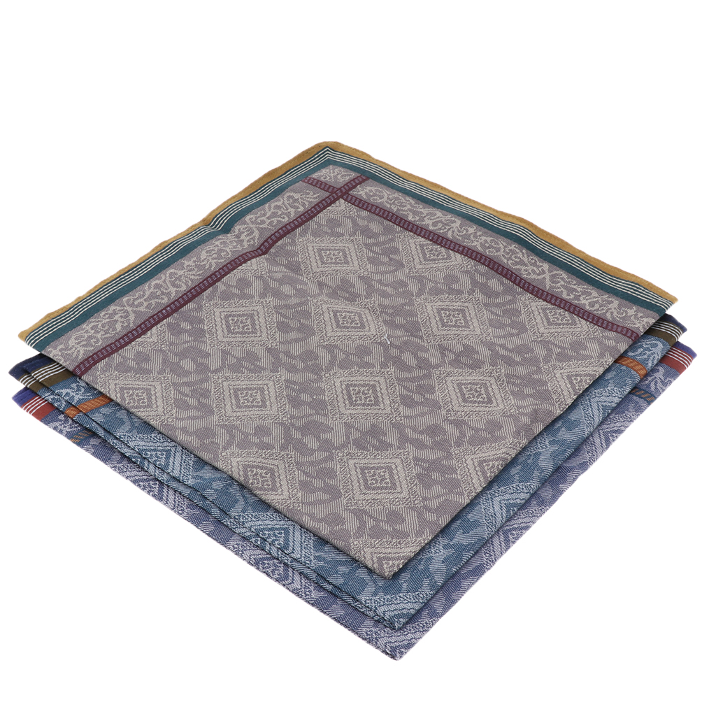 3pcs Classic Mens Plaid Handke - Handkerchief Cotton Men reseña y precio
