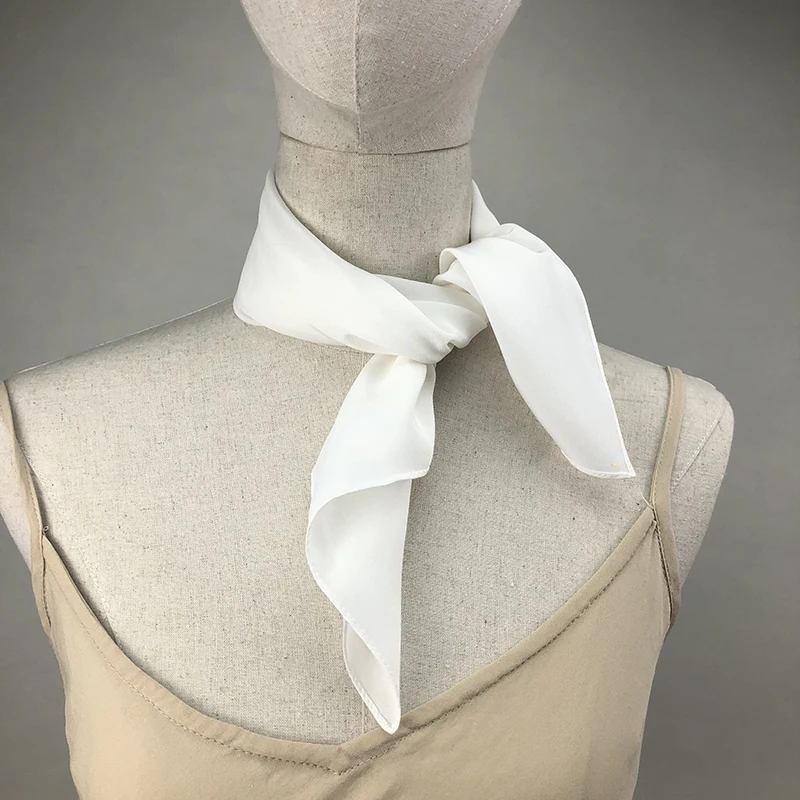 New Women Silk Scarf Square Ne - Ascot Neck Scarf reseña y precio