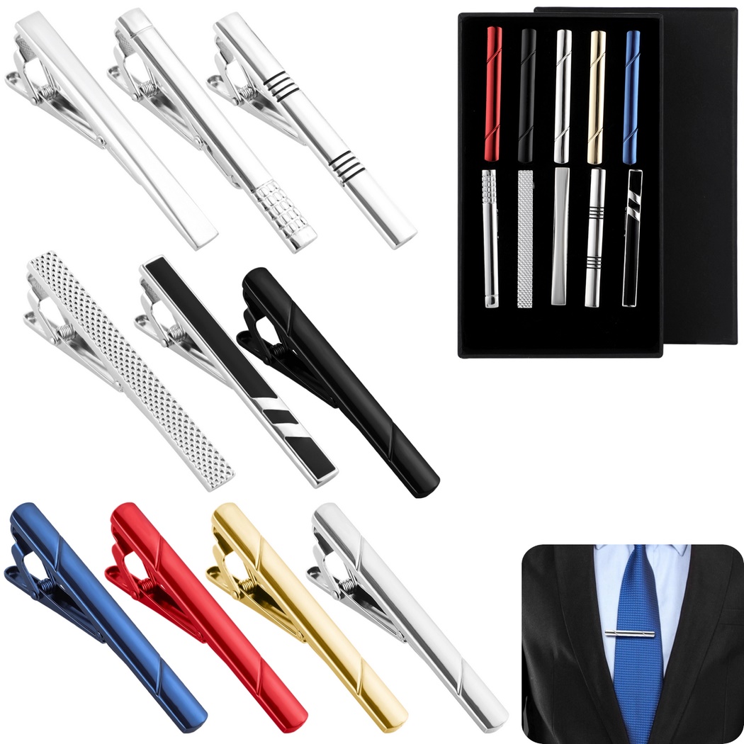 10Pcs Tie Clips Tie Clip Set F - Tie Bar Set Gift reseña y precio