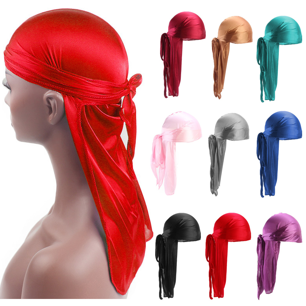 Unisex Adult Satin Long Tail D - Bandana Doo Rag reseña y precio