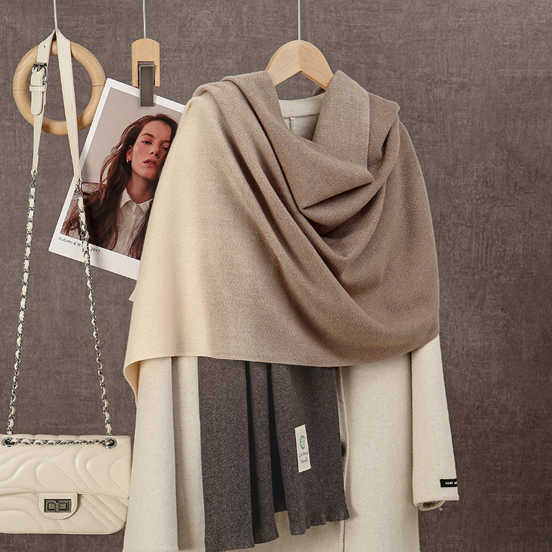 New 2024 Gradient Cashmere Sca - Woven Scarf Blanket reseña y precio