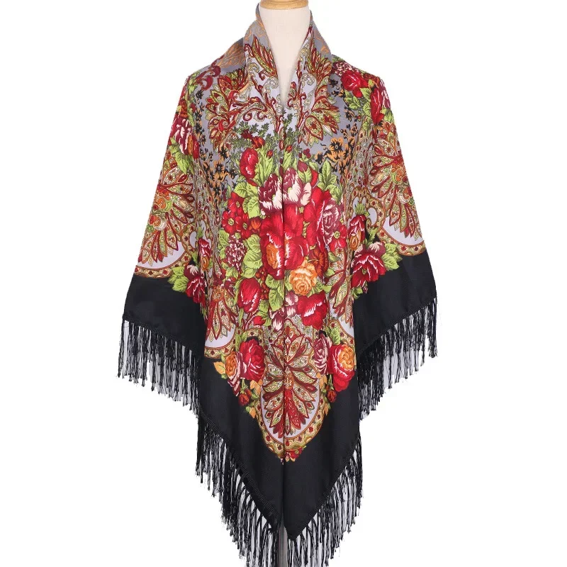 160*160cm Ethnic Large Square  - Woven Scarf Blanket reseña y precio