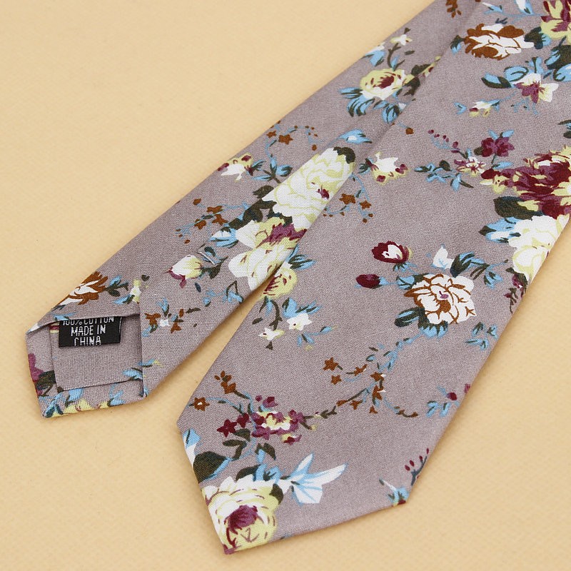 Brand New Floral Tie for Men's - Skinny Tie Men reseña y precio