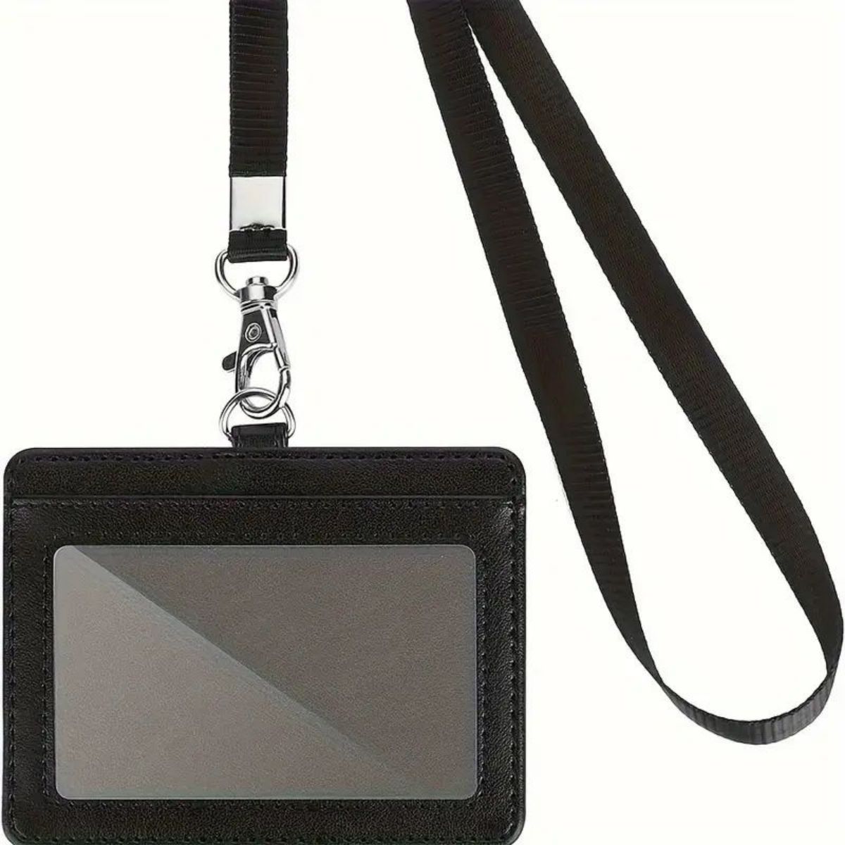 1 pc Horizontal ID badge holde - Lanyard Badge Holder reseña y precio