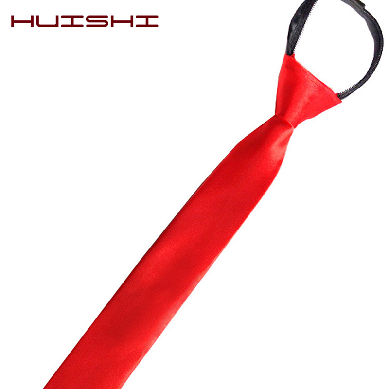 HUISHI Mens Zipper Necktie Ski - Skinny Tie Men reseña y precio