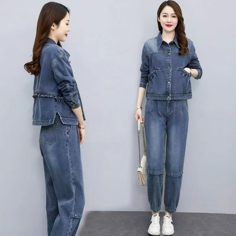 Women Denim Suits 2024 New Spr - Pocket Square Set reseña y precio