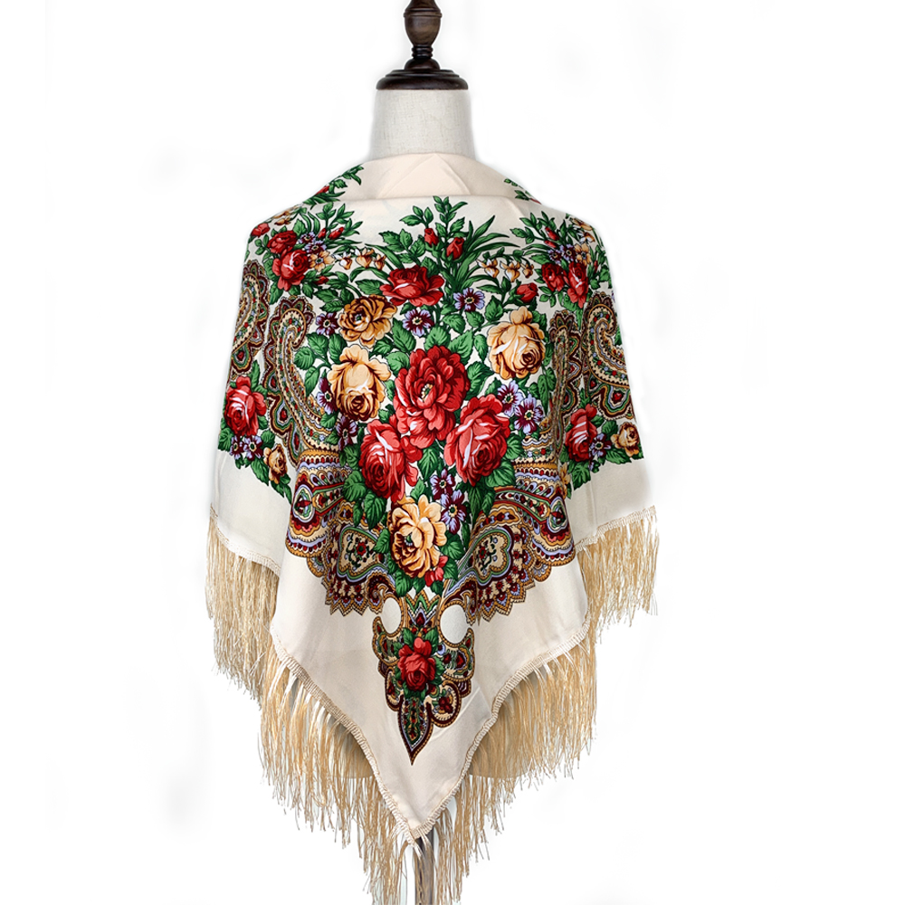 115*115cm Luxury Floral Print  - Bandana Cotton reseña y precio