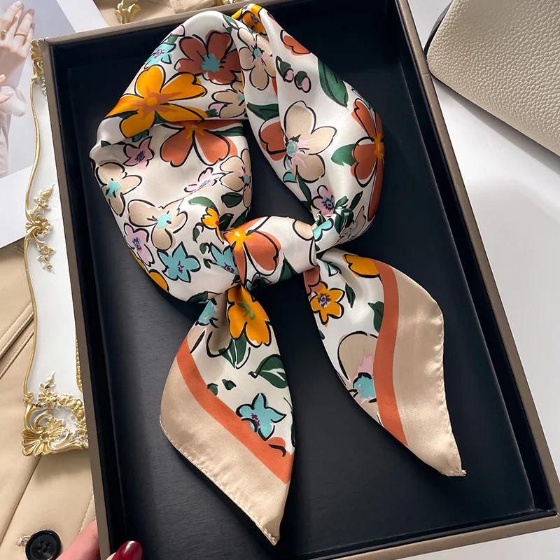 Luxury Square Scarf For Women  - Silk Neck Scarf reseña y precio