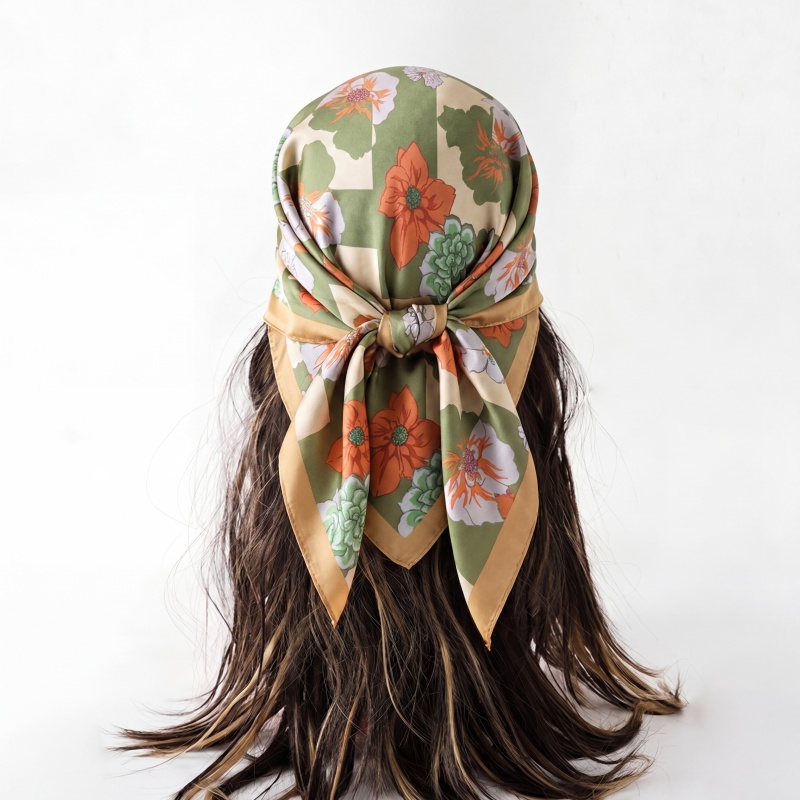 Print Silk Scarf Fashion Turba - Silk Neck Scarf reseña y precio