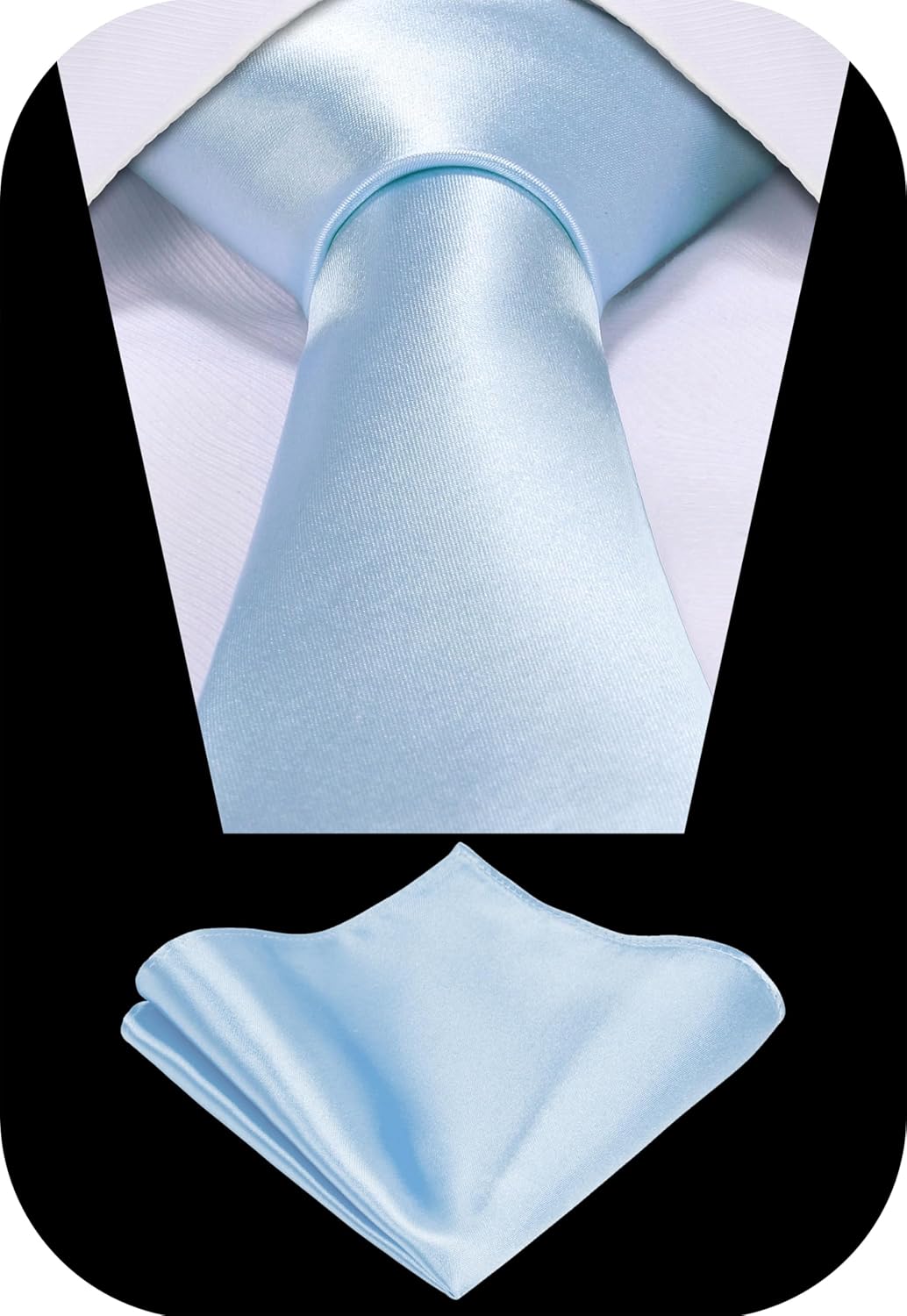 5-Piece Tie Set in White or Bl - Pocket Square Set reseña y precio