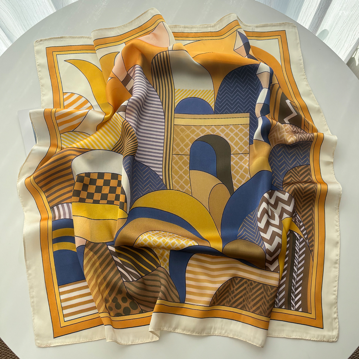 Luxury Square Scarf For Women  - Silk Neck Scarf reseña y precio