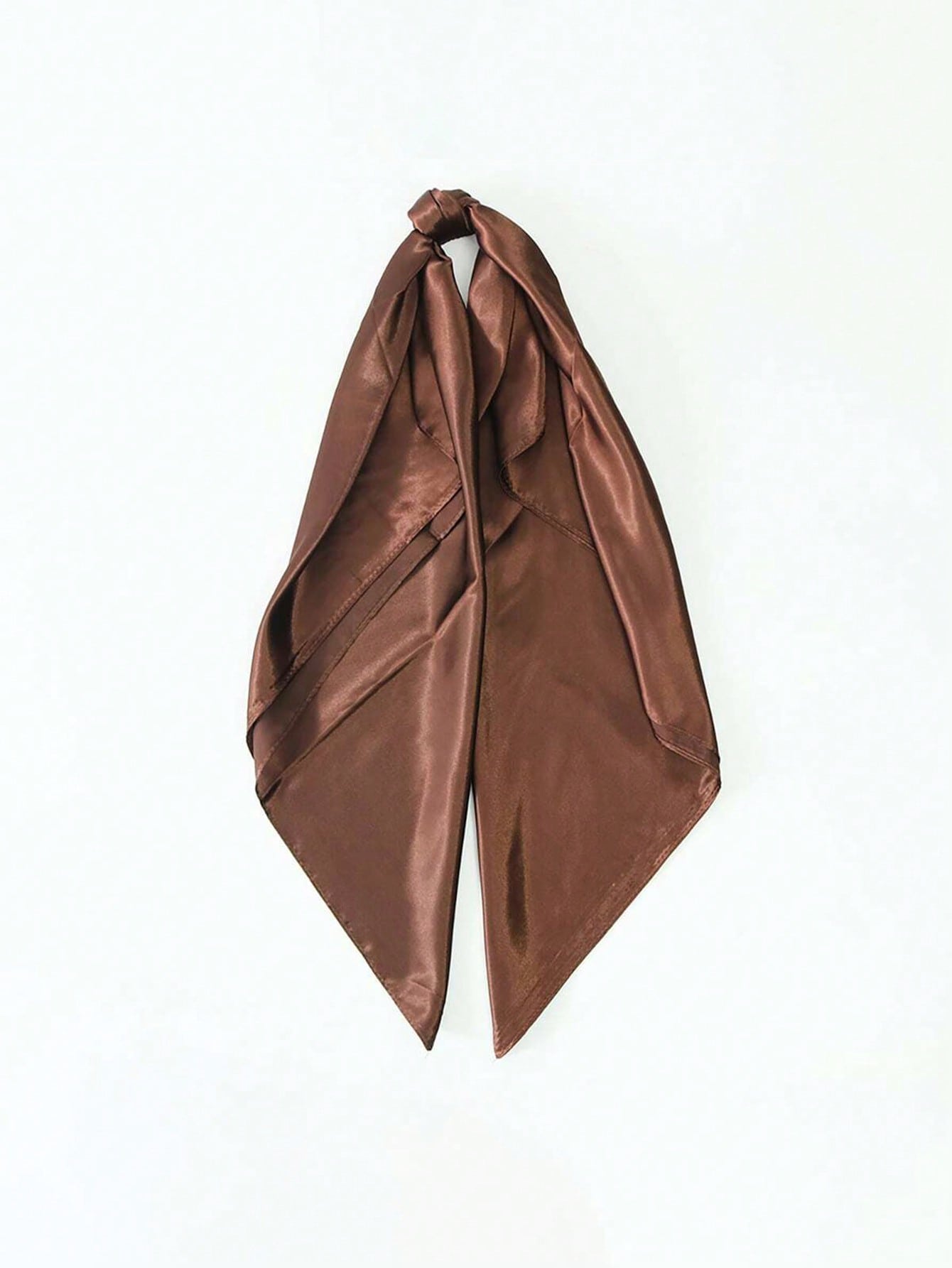 1pc Women White Silk Scarf, Ve - Scarf Silk Square reseña y precio