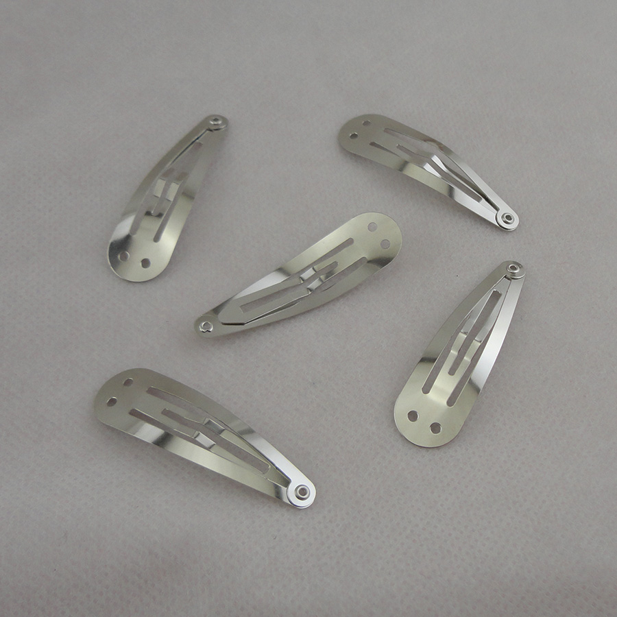 100PCS 5.0cm Silver Plain Meta - Tie Clip Silver reseña y precio