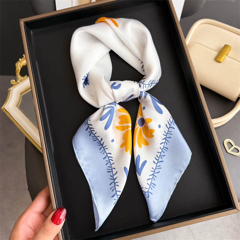 1Pc new printed fashion silk s - Silk Neck Scarf reseña y precio