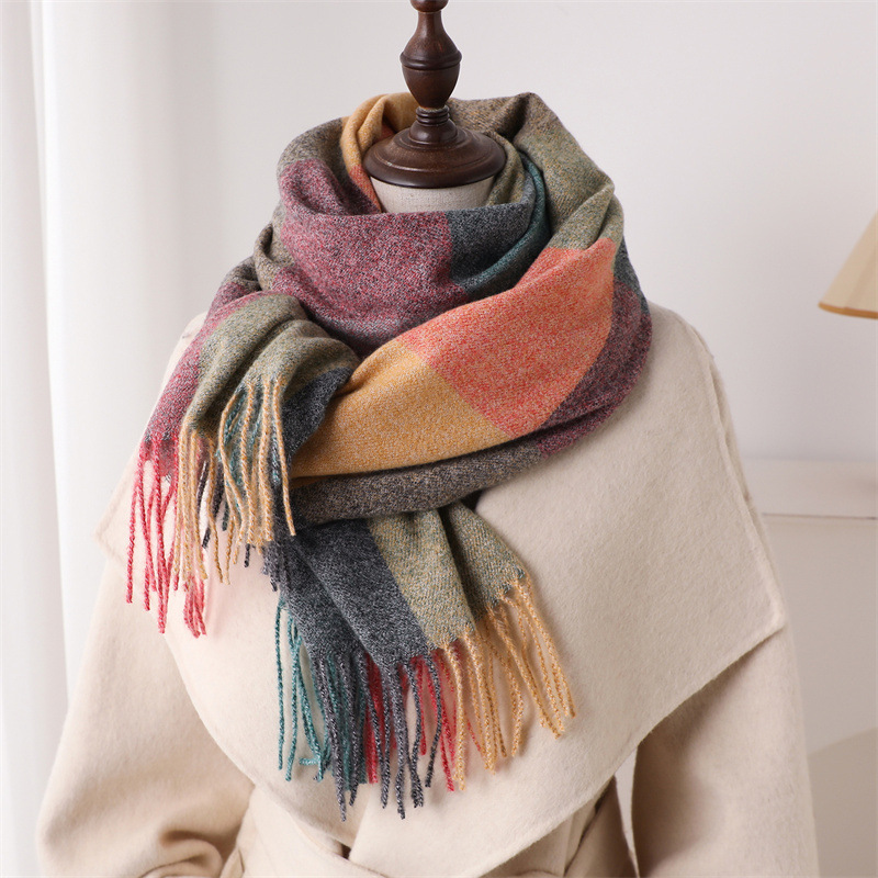 200*64cm New Fashion Cashmere  - Woven Scarf Blanket reseña y precio