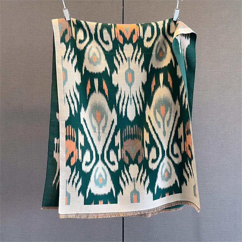 2025 Brand Warm Cashmere Ponch - Woven Scarf Blanket reseña y precio
