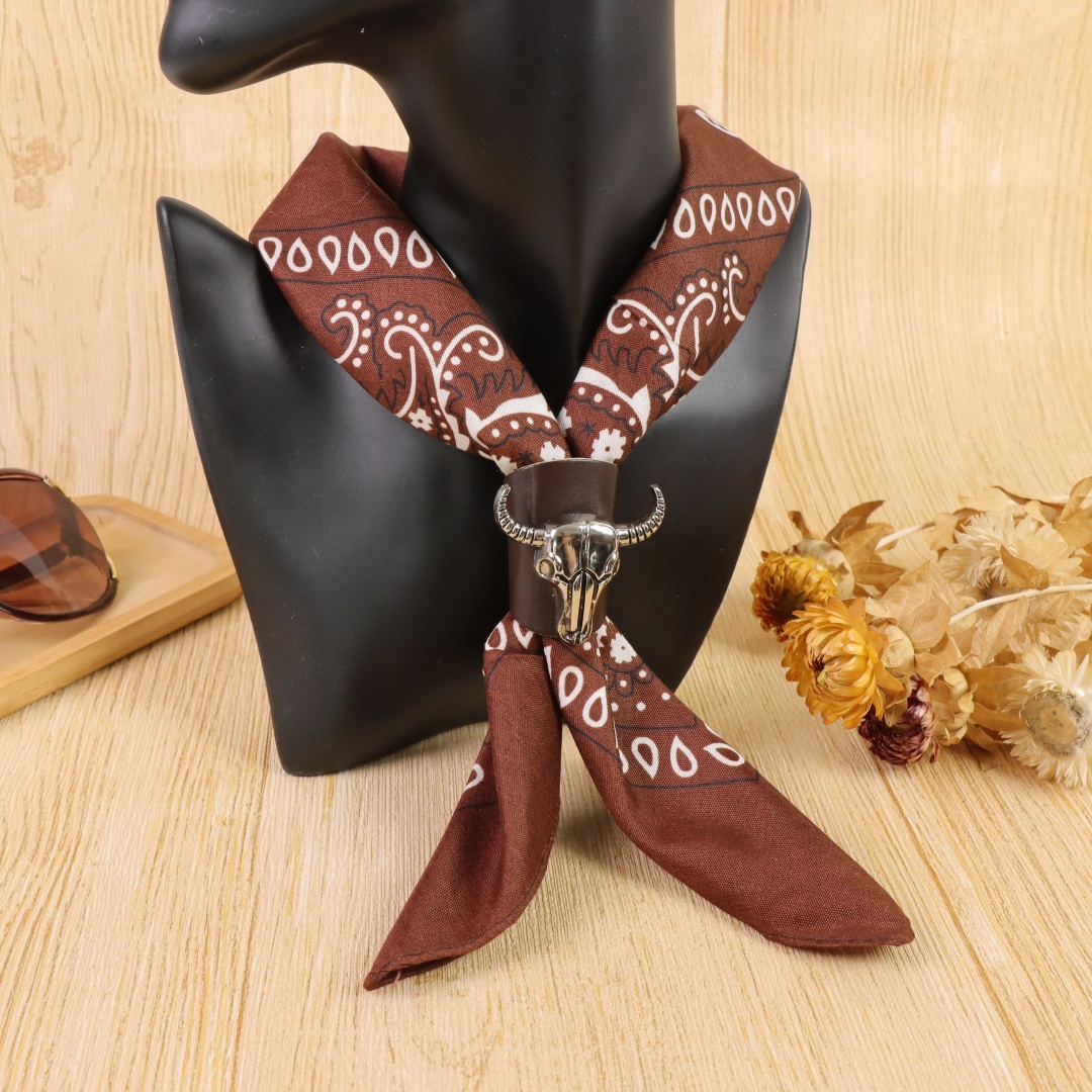 Artistic Cotton Square Scarf A - Ascot Neck Scarf reseña y precio