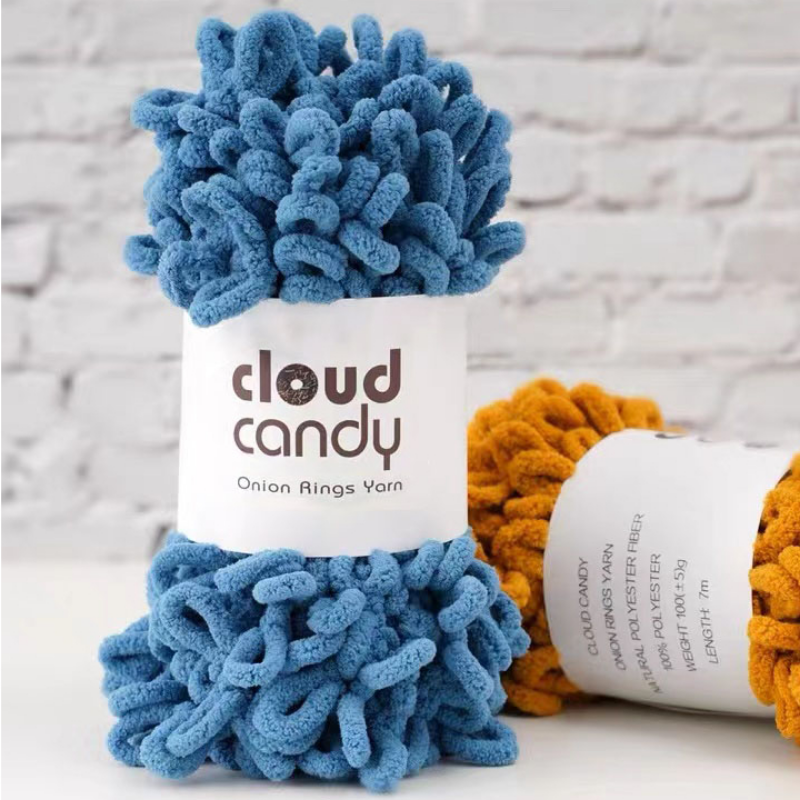 100g/Roll Finger Loop Yarn Thr - Woven Scarf Blanket reseña y precio