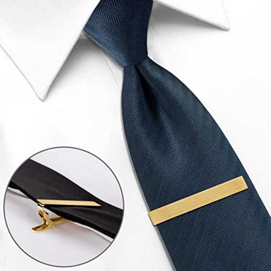 HAWSON 2 inch Tie Clip for Men - Tie Bar Set Gift reseña y precio