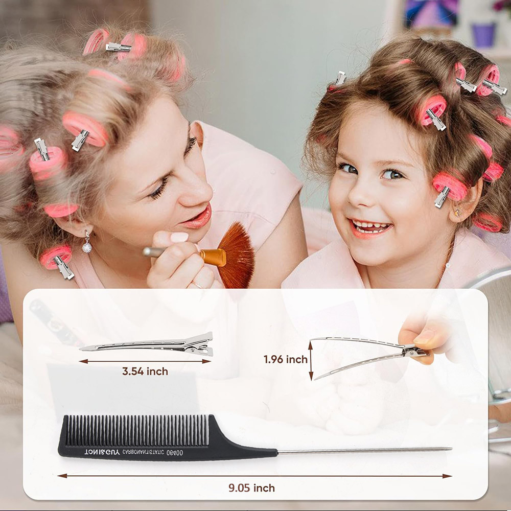 24pcs Silver Hair Clips For St - Tie Clip Silver reseña y precio