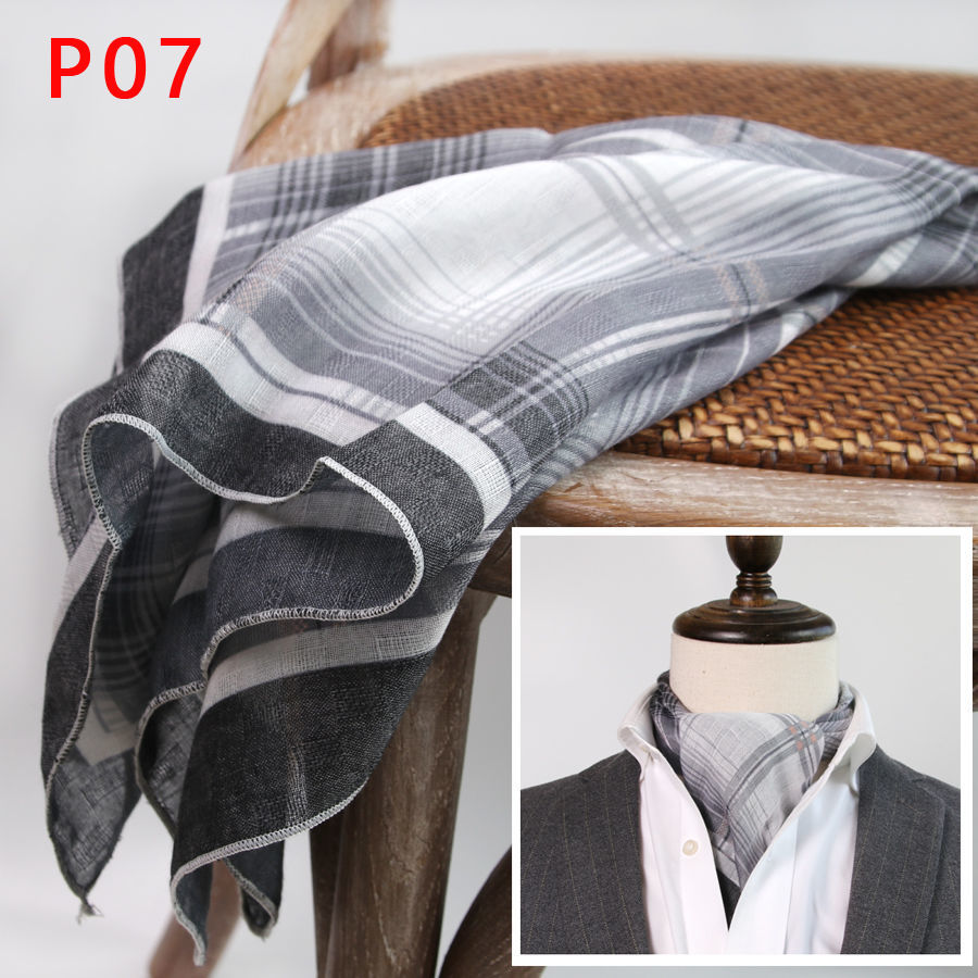 Men's Square Scarf with Button - Bandana Cotton reseña y precio