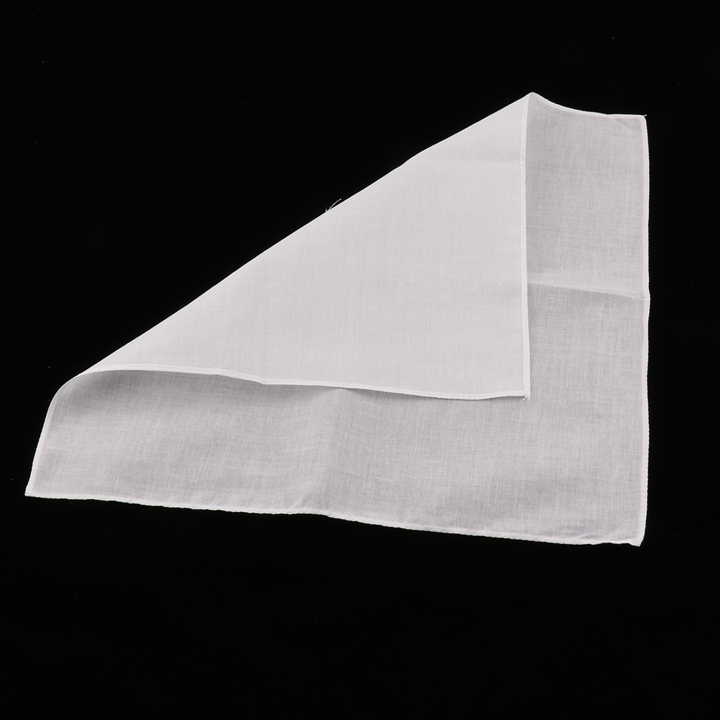 20/40pcs Plain Check Pocket Sq - Handkerchief Cotton Men reseña y precio