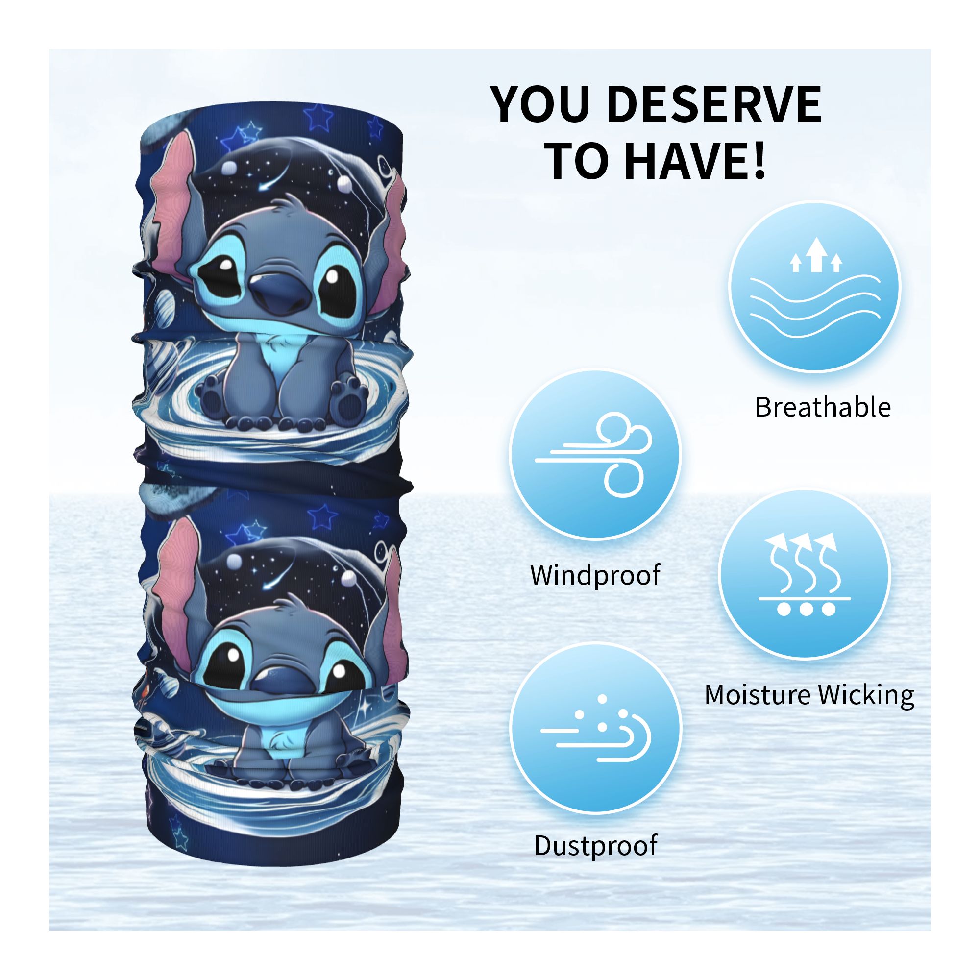 Custom S-Stitchs Animation Win - Neck Warmer Tube reseña y precio
