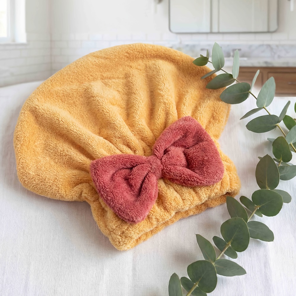 Microfiber Hair Drying Cap, Qu - Head Wrap Turban reseña y precio
