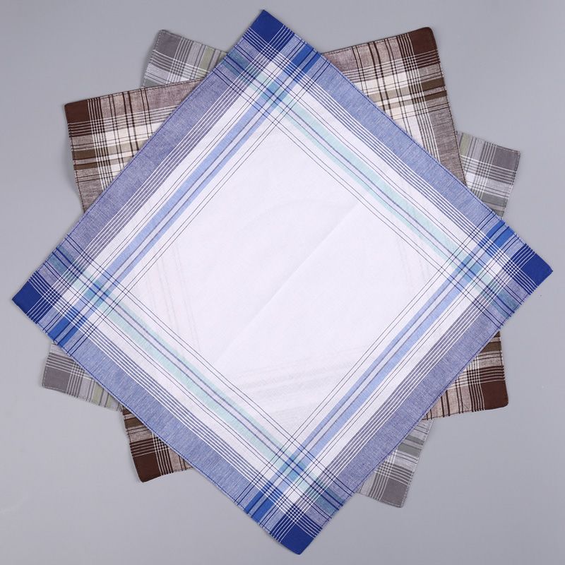 12Pcs Men's Pure Cotton Handke - Handkerchief Cotton Men reseña y precio
