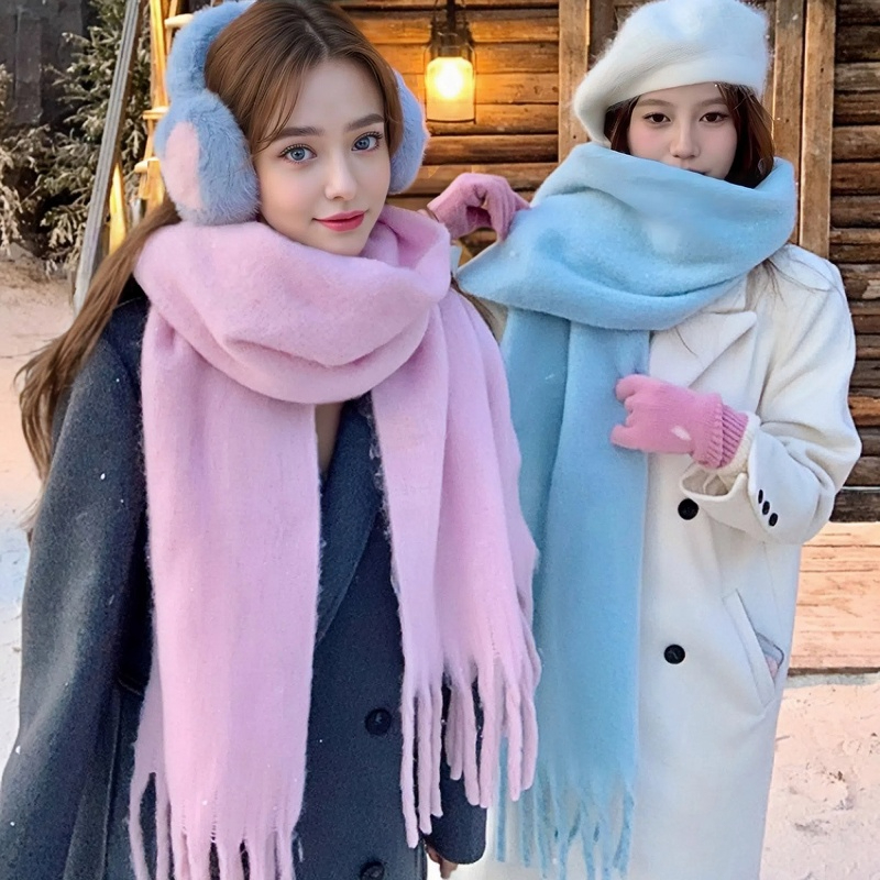 Winter Scarf for Women Cashmer - Woven Scarf Blanket reseña y precio