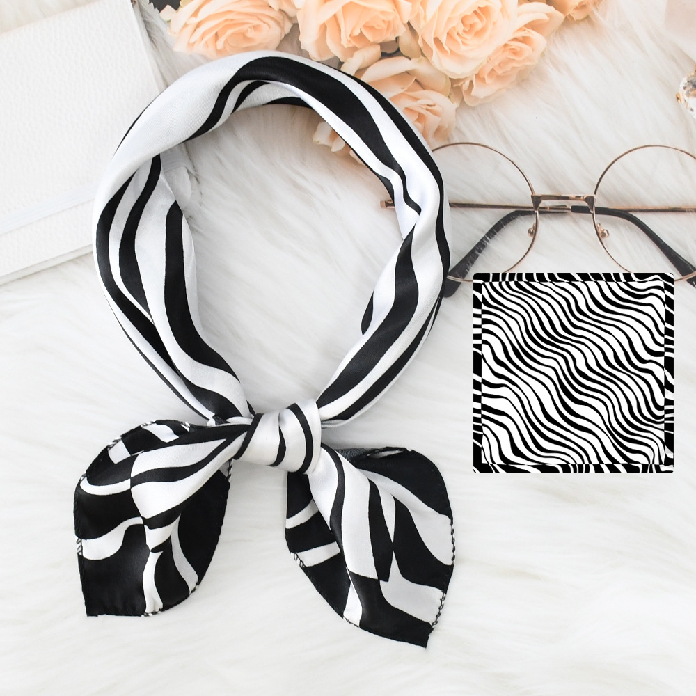 Luxury Design Print Silk Squar - Scarf Silk Square reseña y precio