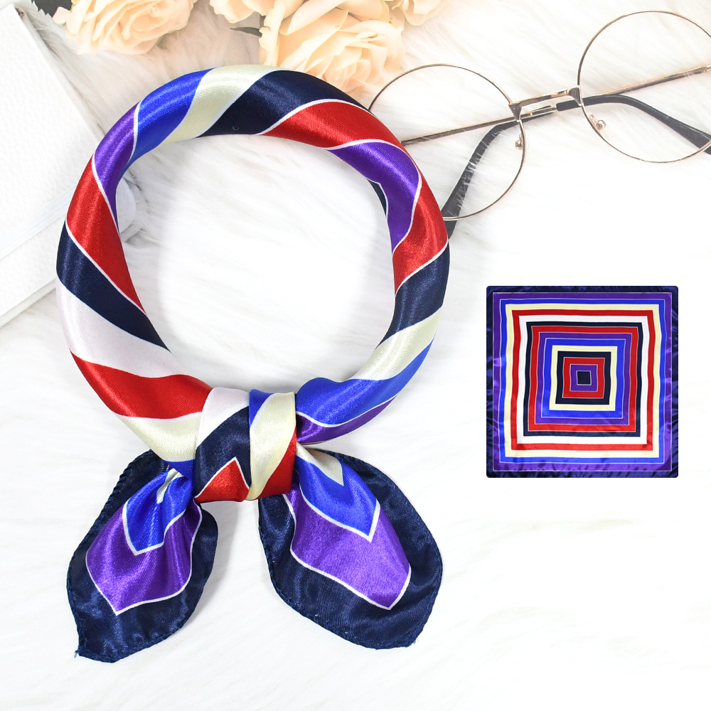 Luxury Design Print Silk Squar - Scarf Silk Square reseña y precio