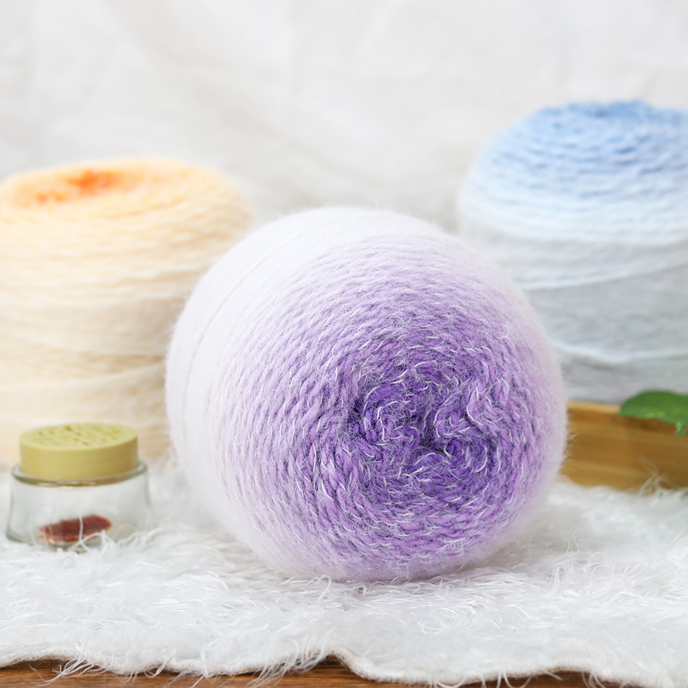 Gradual-length plush yarn, cak - Woven Scarf Blanket reseña y precio