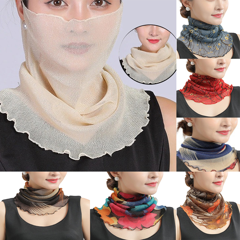 Spring Summer Chiffon Neck Col - Ascot Neck Scarf reseña y precio