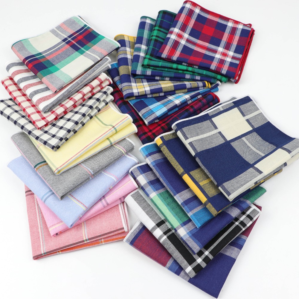 Men Cotton Handkerchiefs Woven - Handkerchief Cotton Men reseña y precio