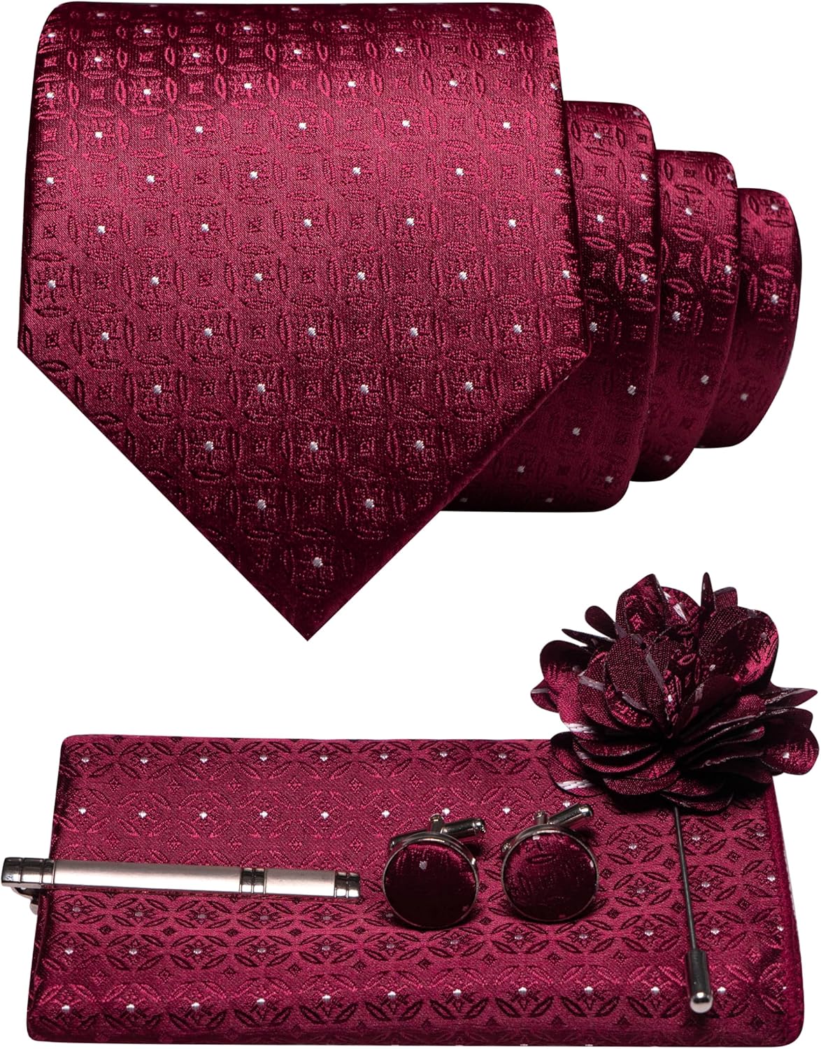 5PCS Men's Tie Set with Pocket - Pocket Square Set reseña y precio